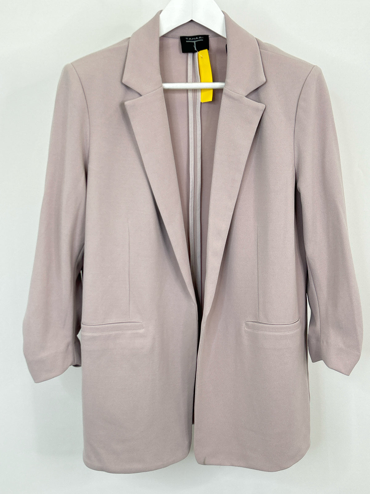 TAHARI Size L Grey Women Blazer
