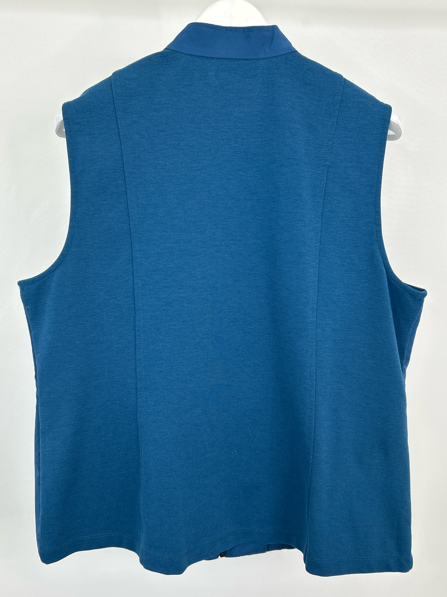 CHICO'S Size 16 Teal Women Vest