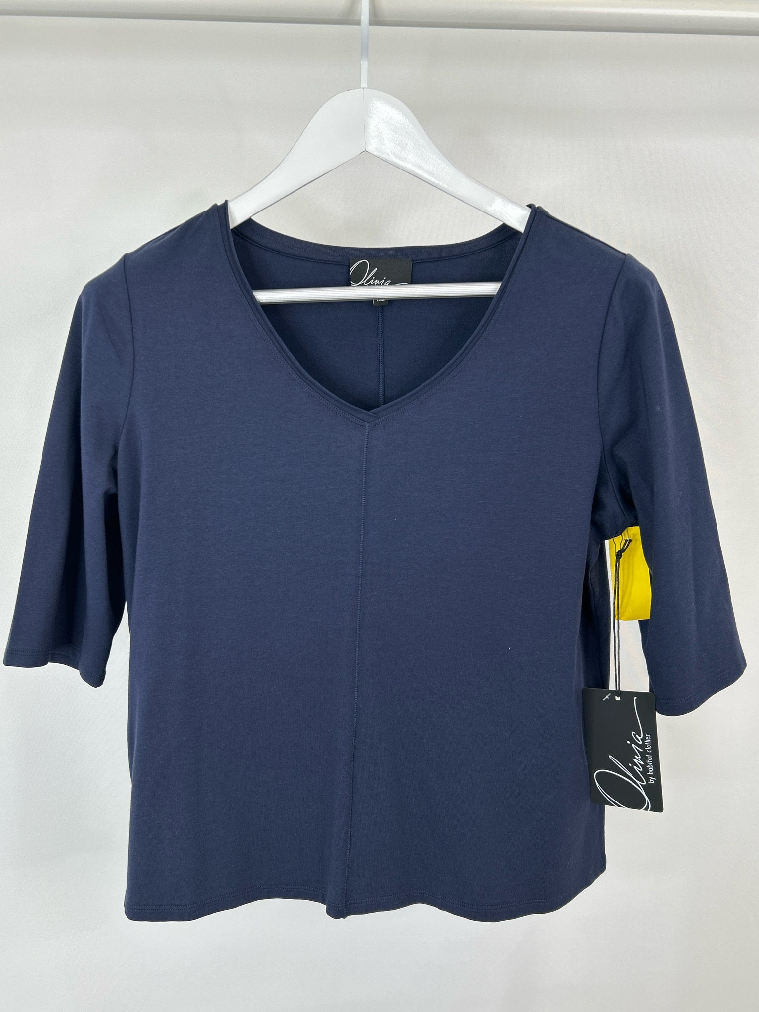 OLIVIA BY HABITAT CLOTHES Size S Navy Women Top