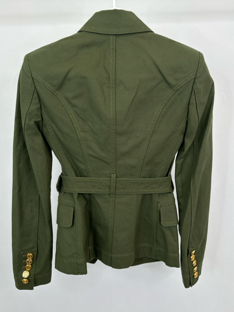 BALMAIN Women Size XS Green Jacket