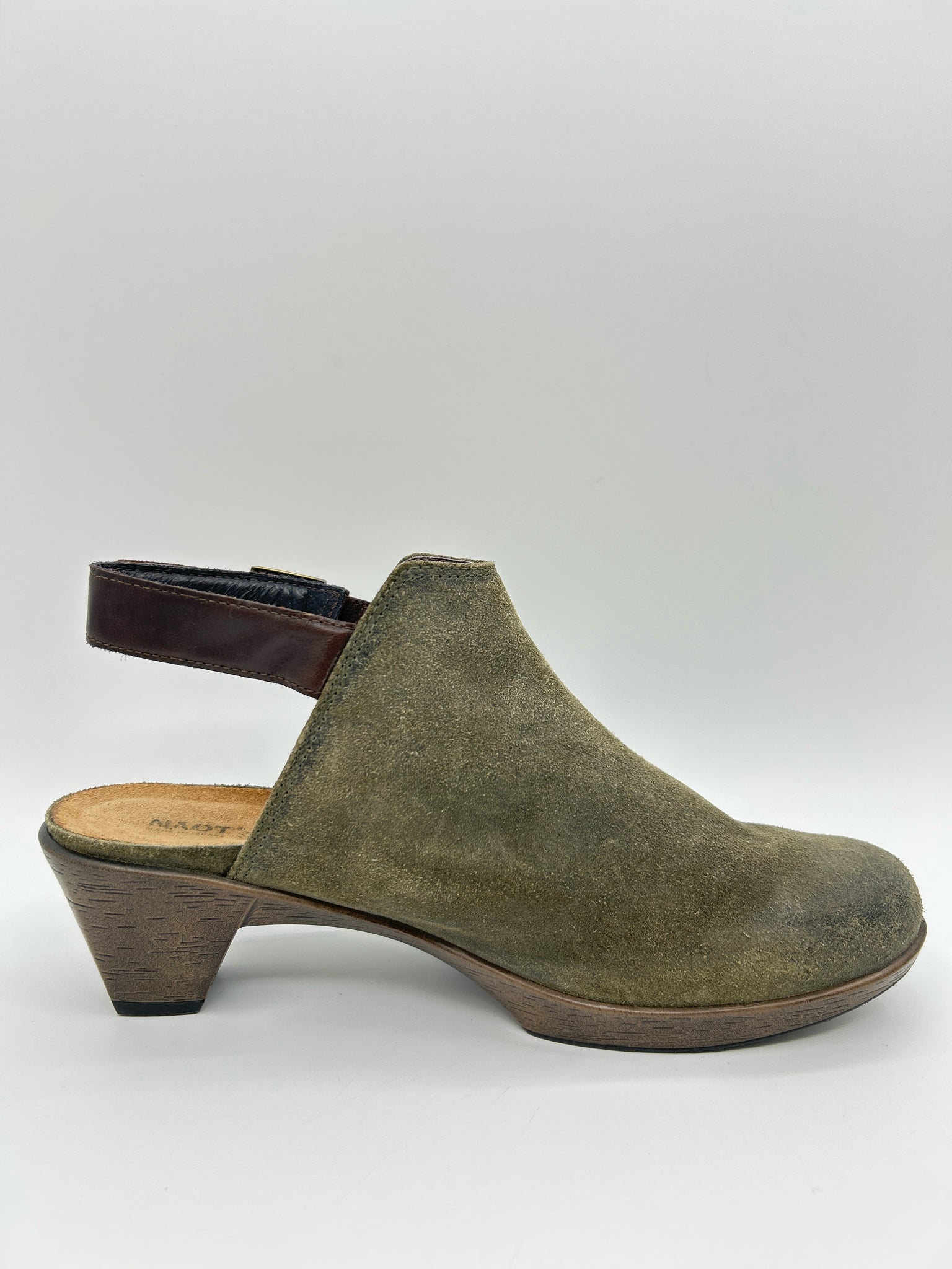 NAOT Size 10 OLIVE Women Clogs