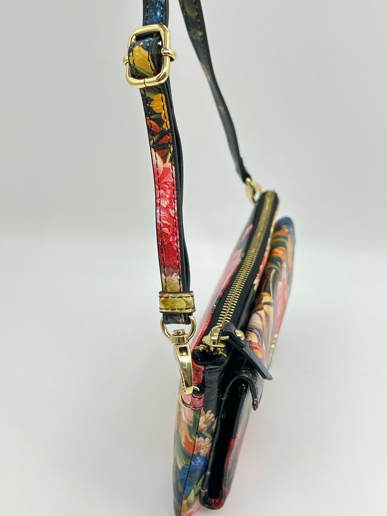 LODIS Black Floral Women Purse