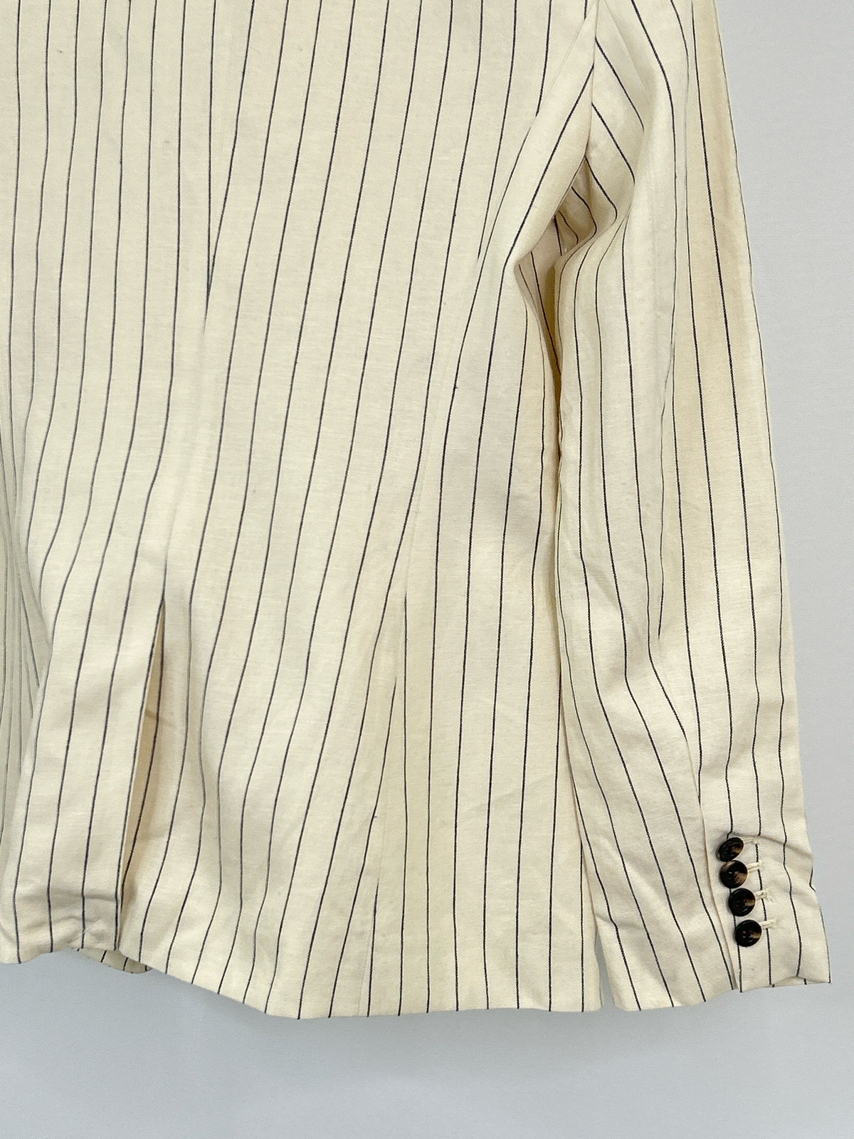 ANN TAYLOR Size 2 CREAM AND NAVY Women Blazer