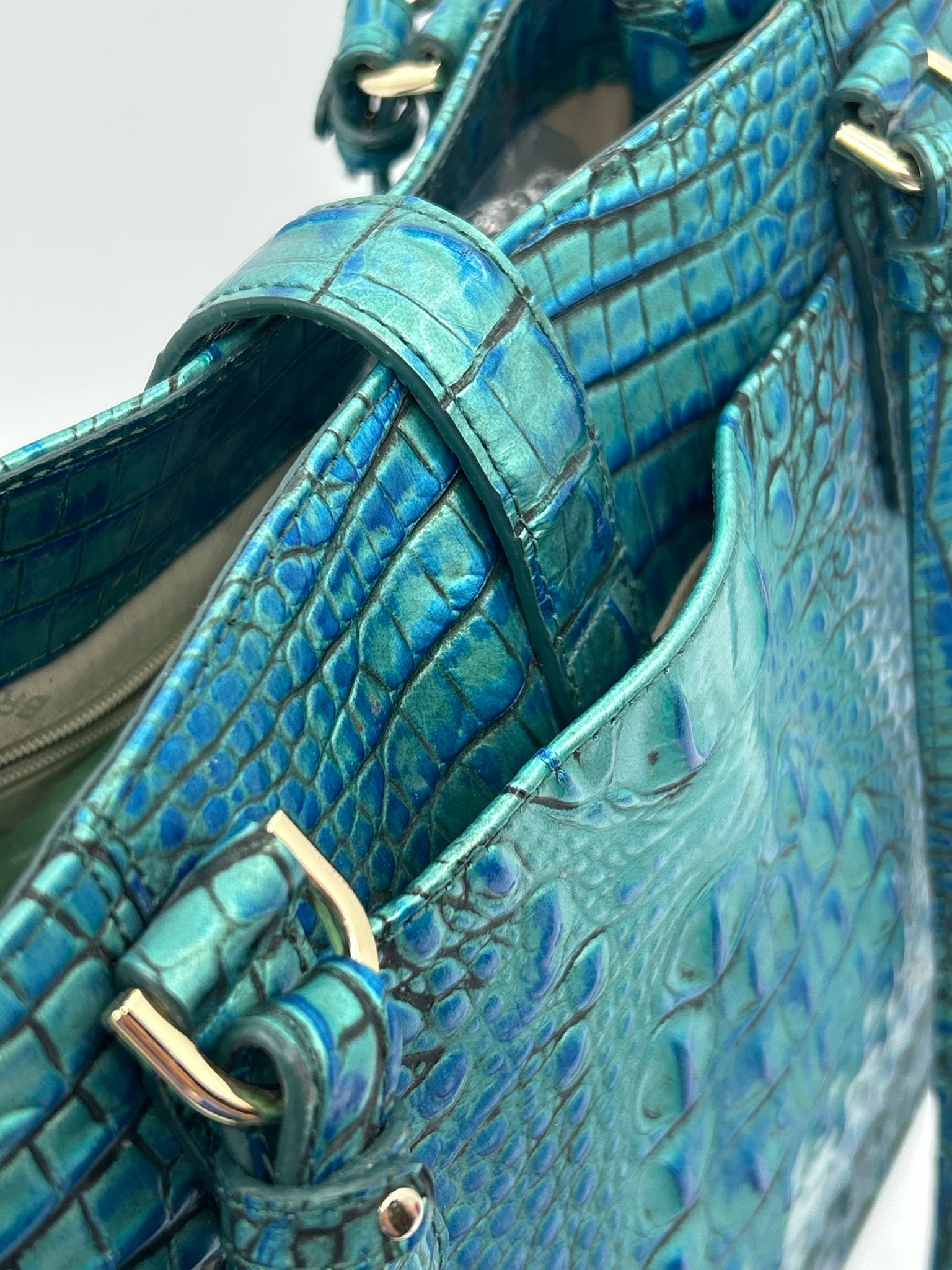 BRAHMIN Teal Women Purse