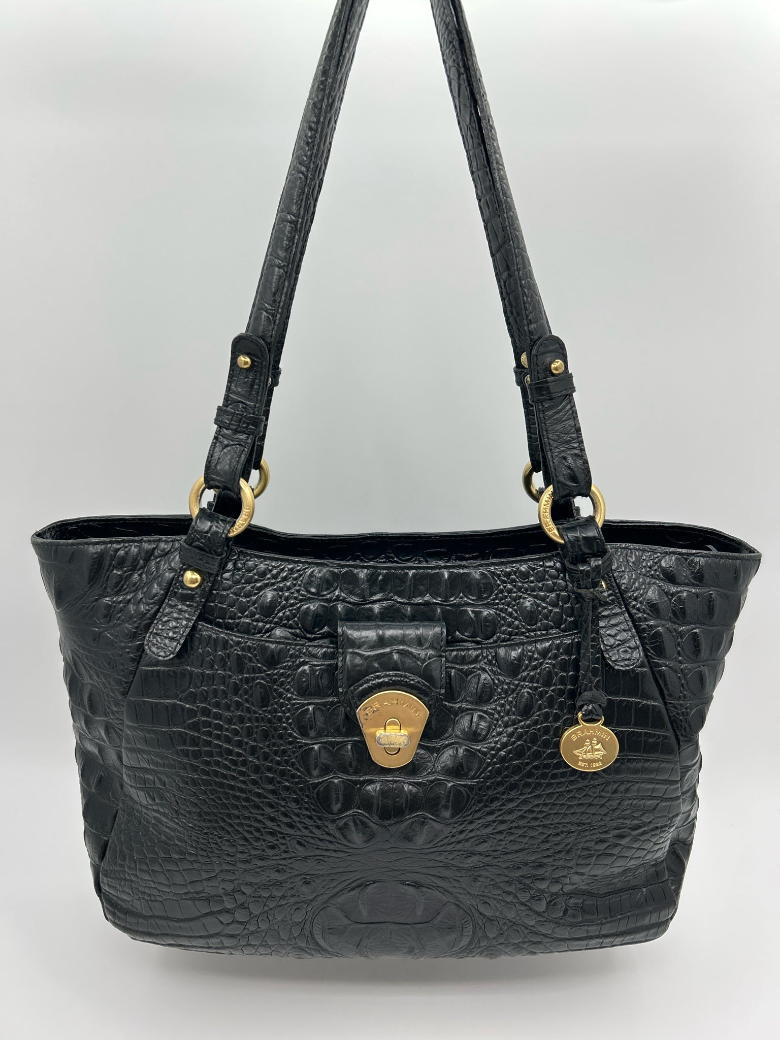 BRAHMIN Black Women Tote