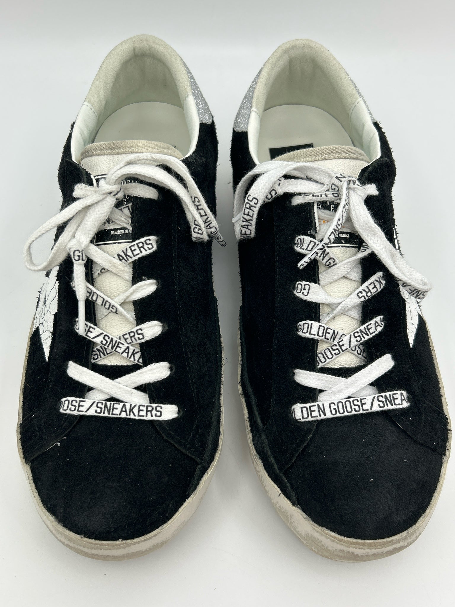 GOLDEN GOOSE Size 39/9 Black Women Sneakers