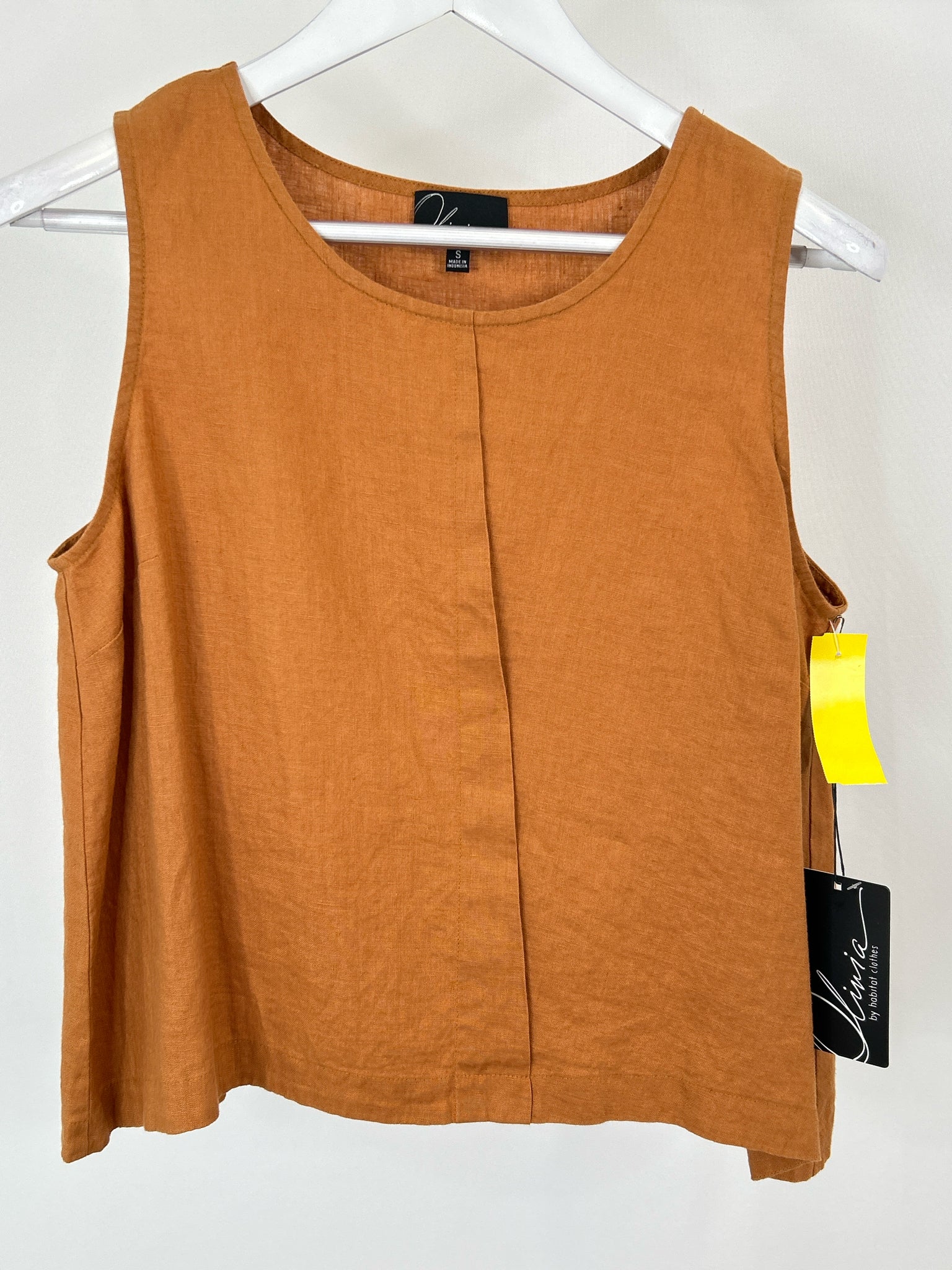 OLIVIA BY HABITAT CLOTHES Size S CINNAMON Women Tank Top
