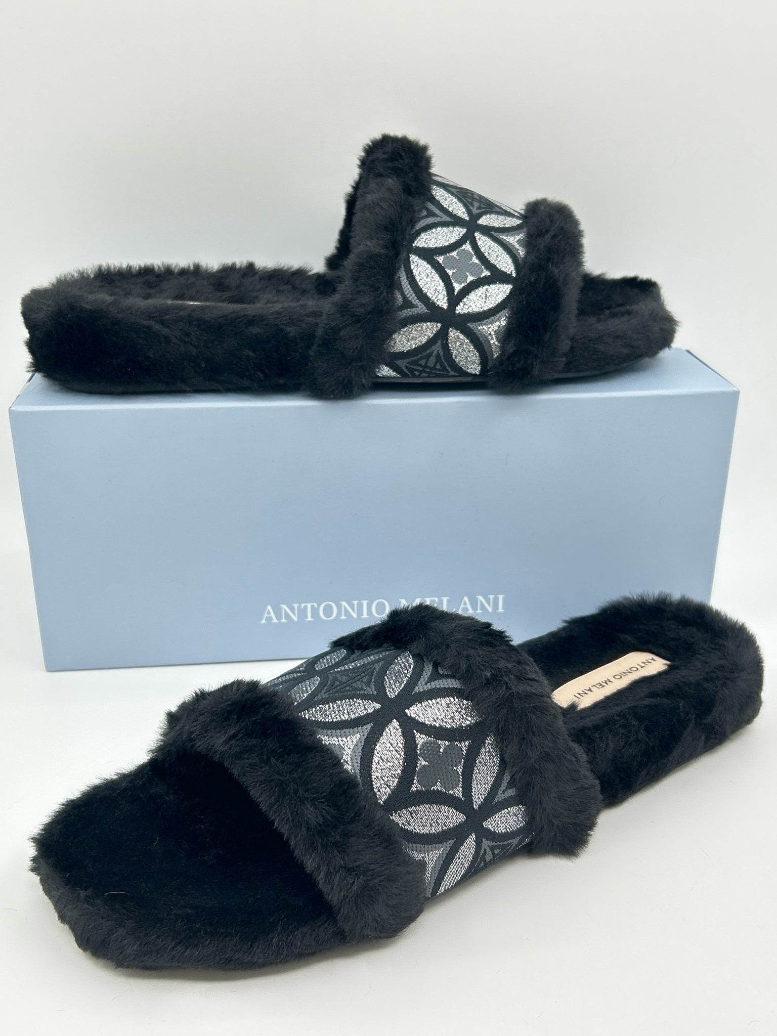 ANTONIO MELANI Size 11M Black Women Shoes NIB