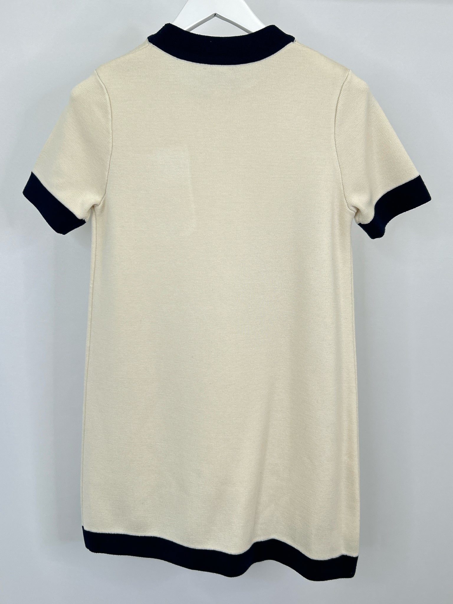 TUCKERNUCK Size S CREAM AND NAVY Women Dress