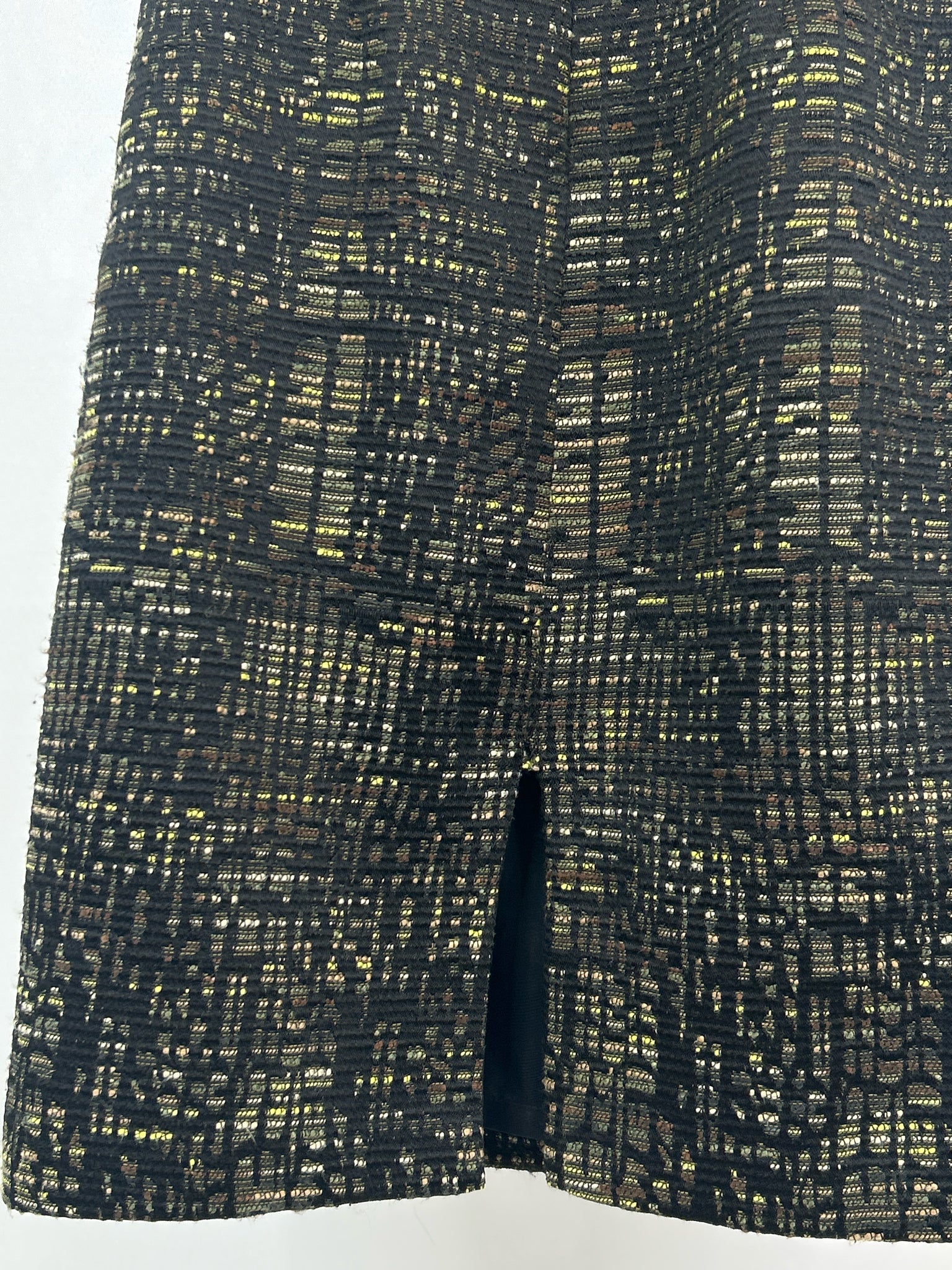 DAVID MEISTER Size 12 Black and yellow Women Dress