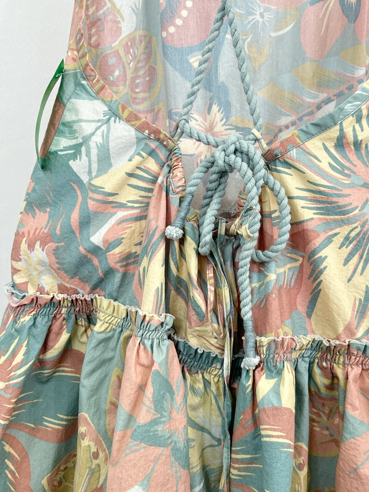 FREE PEOPLE Size M Blue and Blush Women Dress