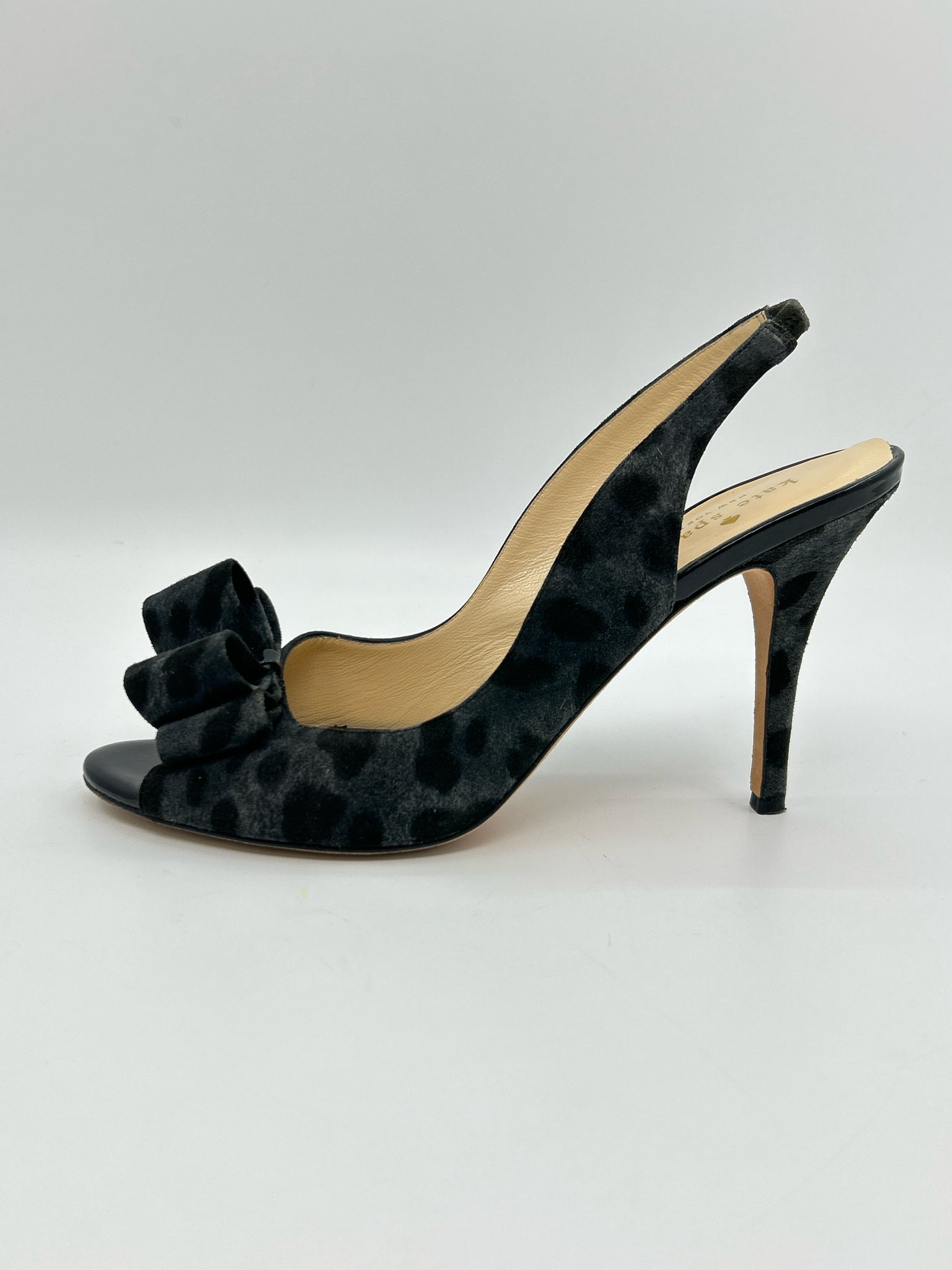 KATE SPADE Size 8.5B Grey & Black Women Sandal