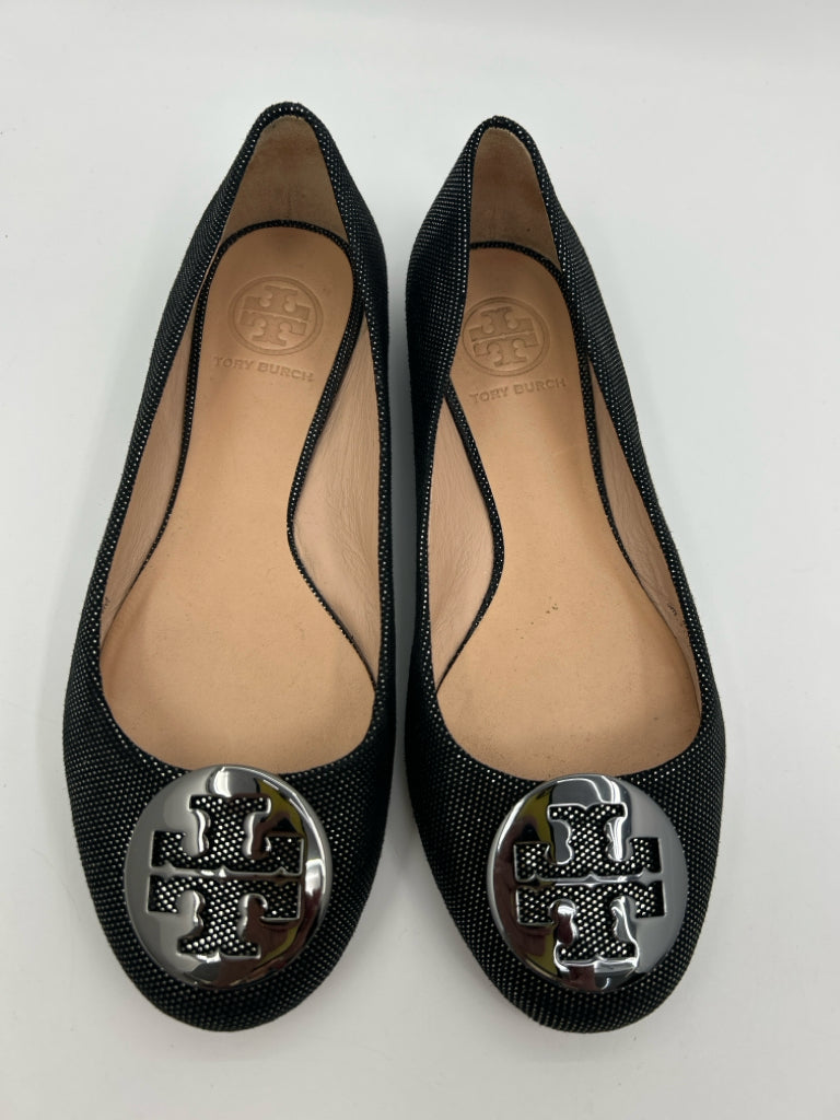 TORY BURCH Women Size 6.5M Black Flats