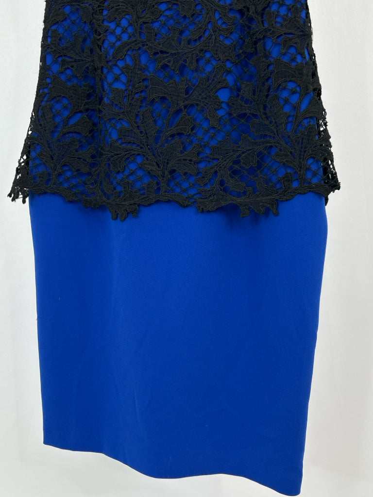 SACHIN+BABI Size 2 BLACK AND BLUE Women's Dress