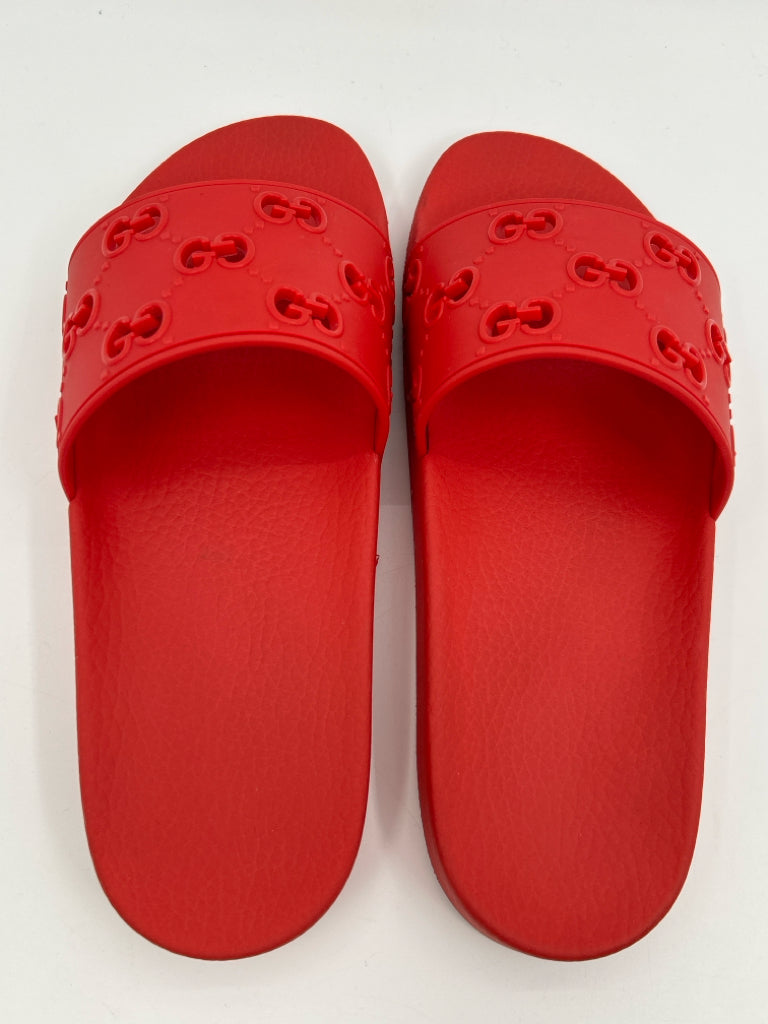 GUCCI Women Size 7 Red Sandal