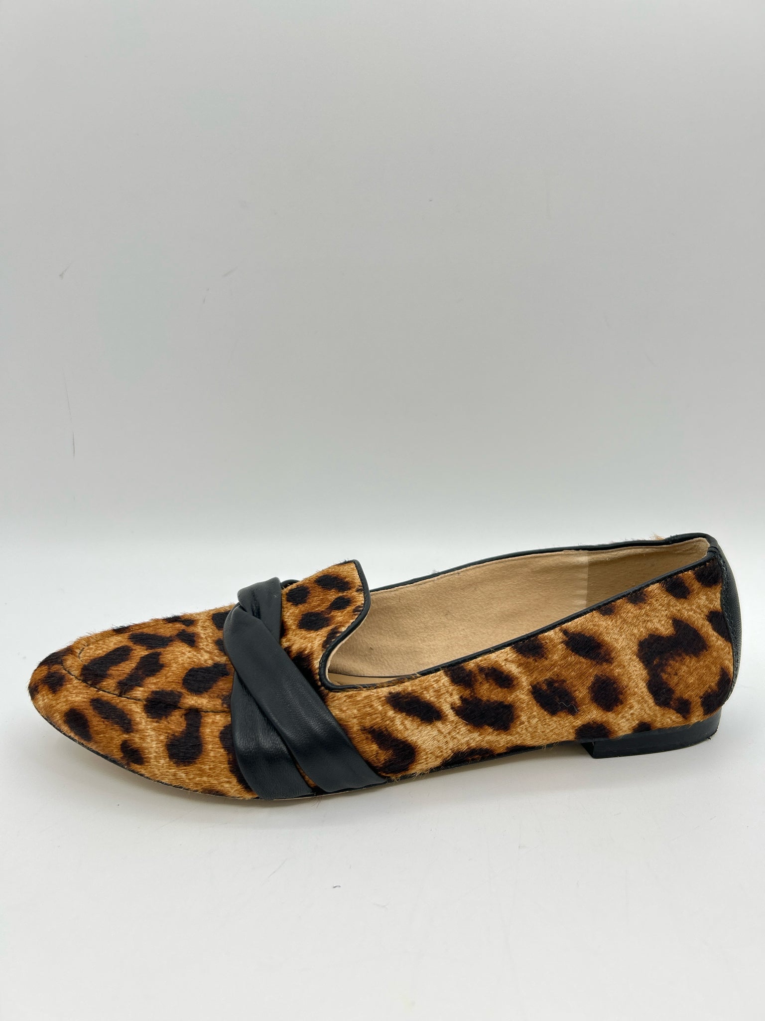 TALBOTS Size 8.5M Tan and Black Women Loafer