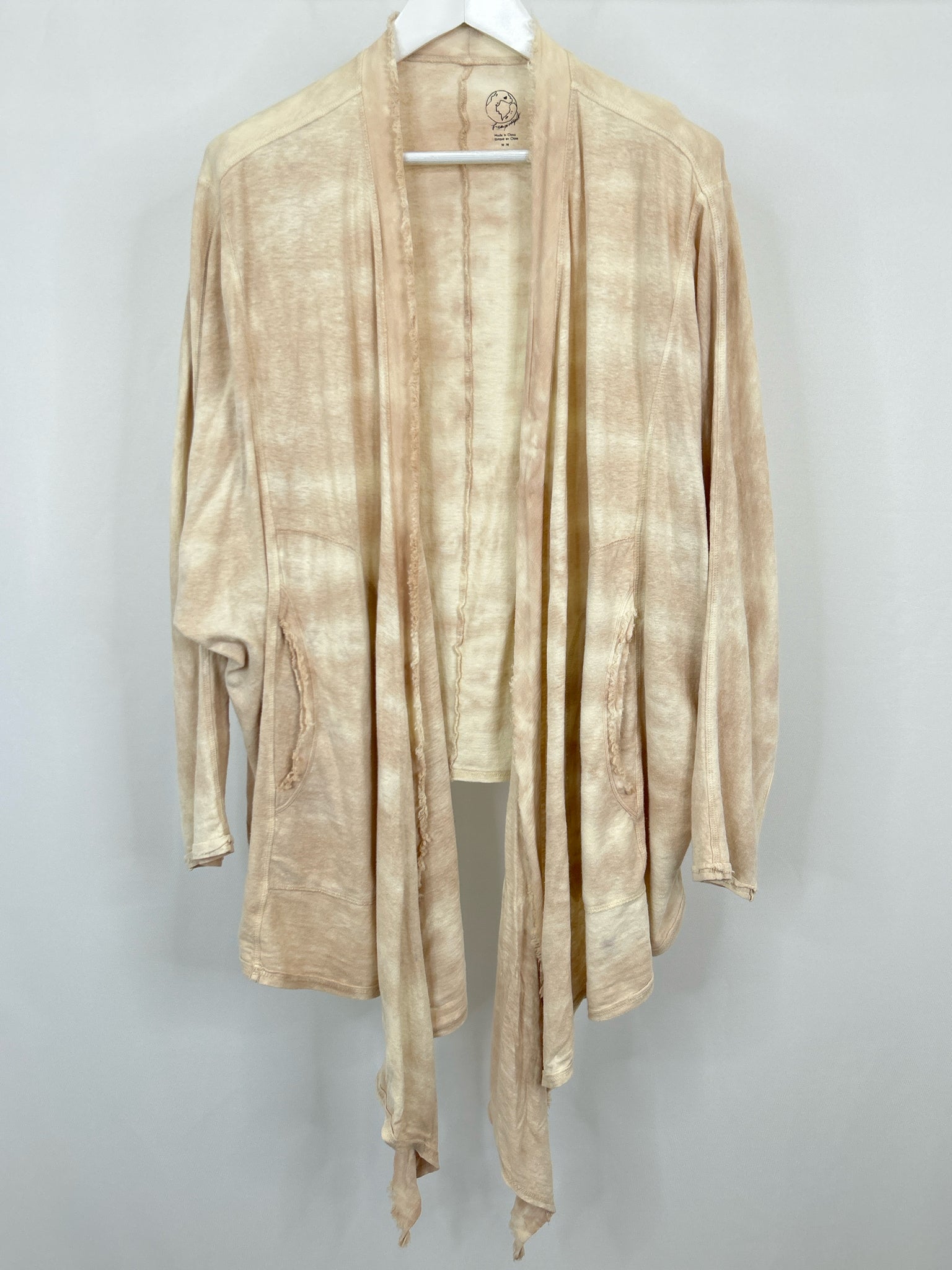FREE PEOPLE Size M Cream Women Cardigan