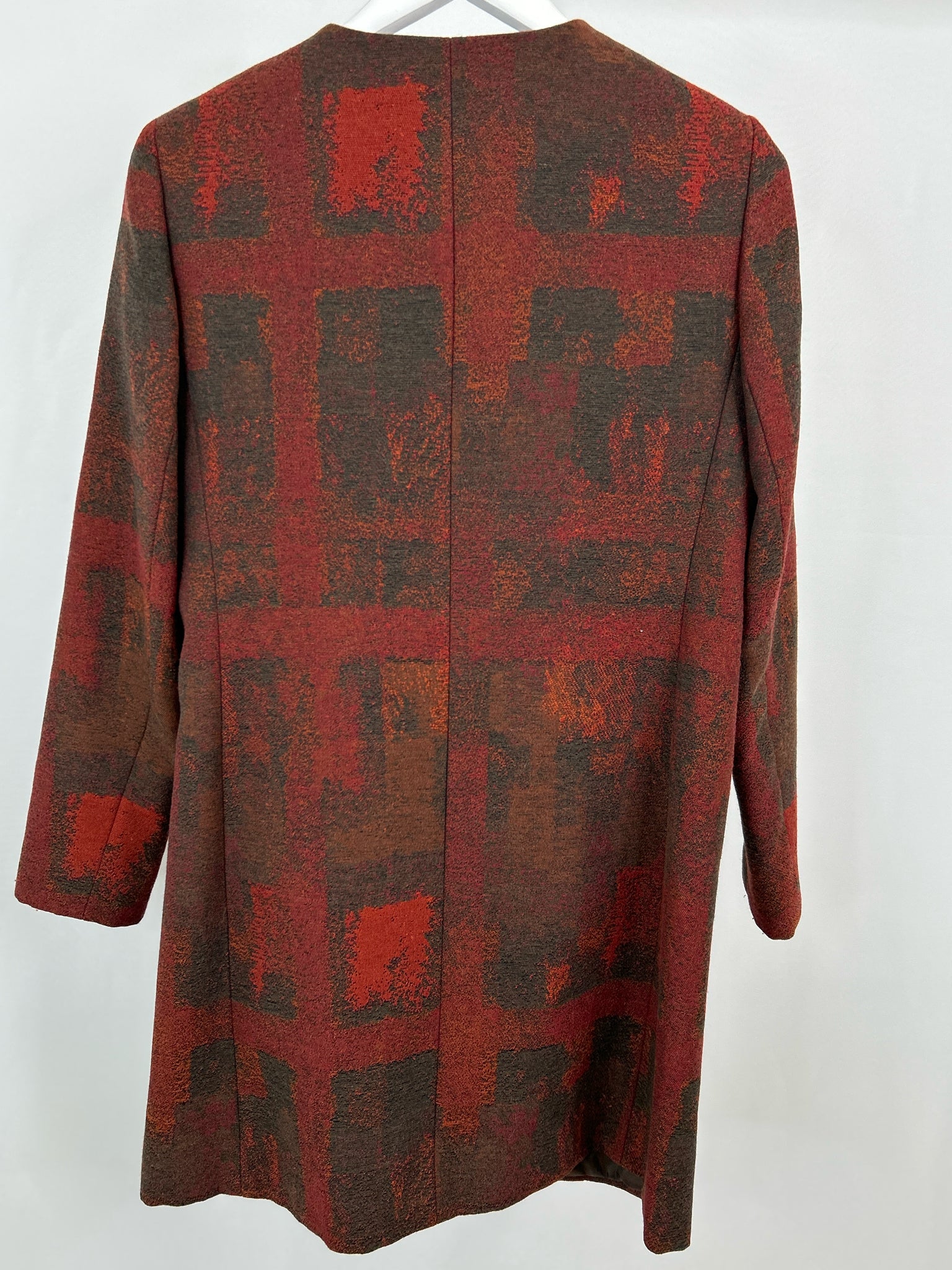 LAFAYETTE 148 Size M Red Print Women Jacket