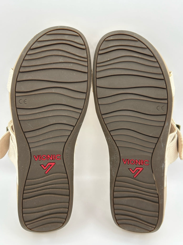 VIONIC Size 10 Cream Sandal
