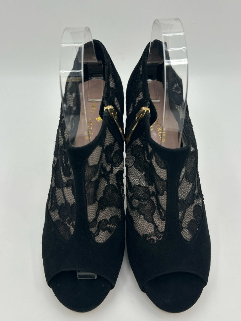 KATE SPADE Size 8B Black Lace Pumps