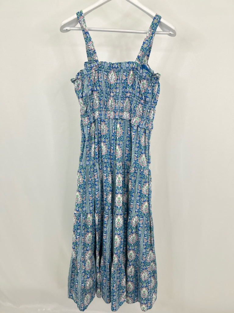 CHELSEA & THEODORE Size SP BLUE AND PINK Women's Dress