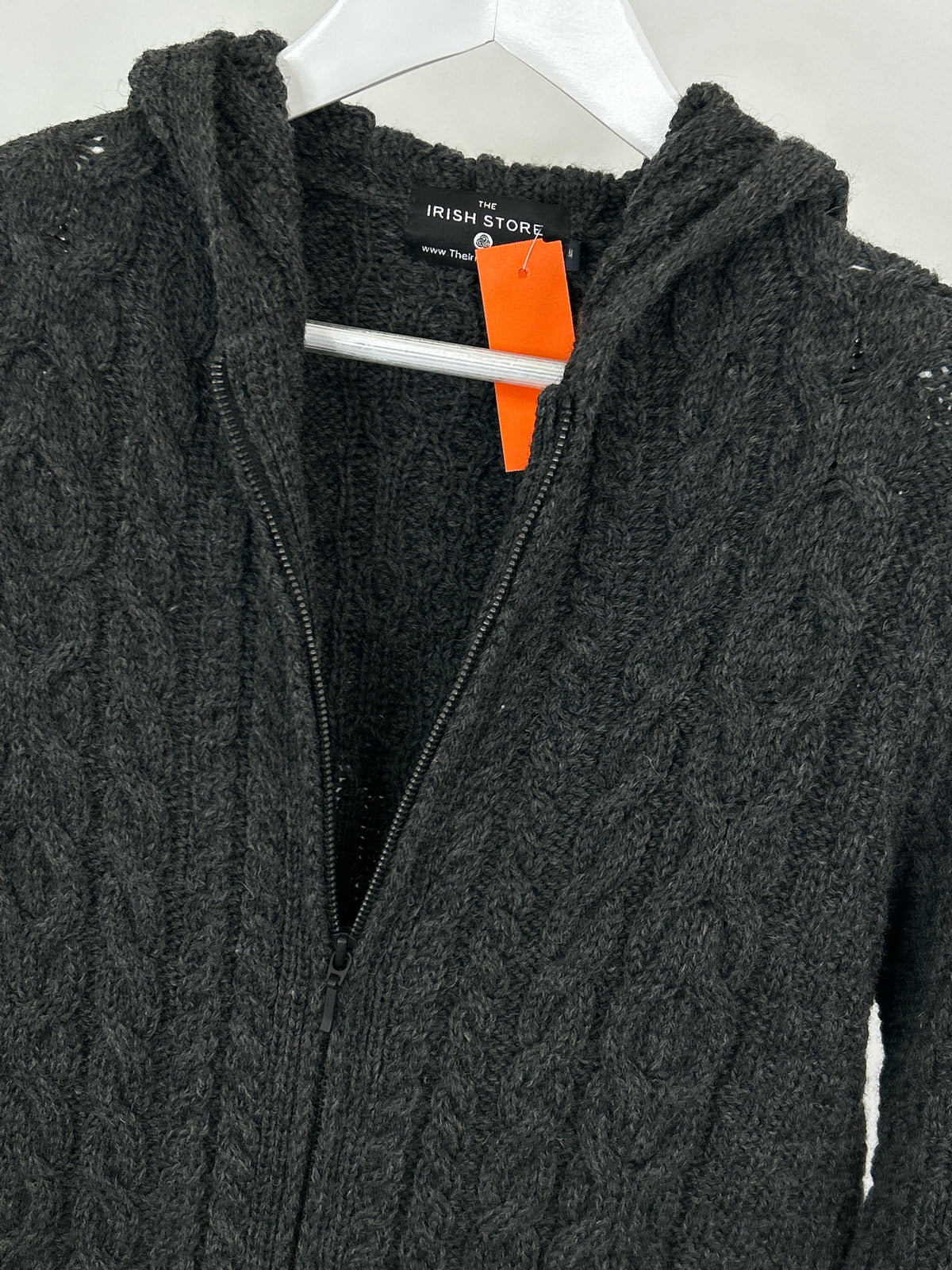 The Irish Store Size M Grey Women Cardigan