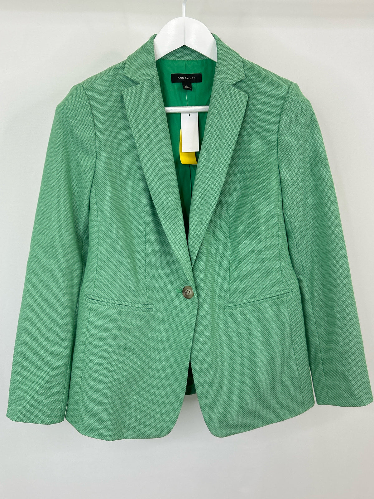 ANN TAYLOR NWT Size 2 Green Women Blazer