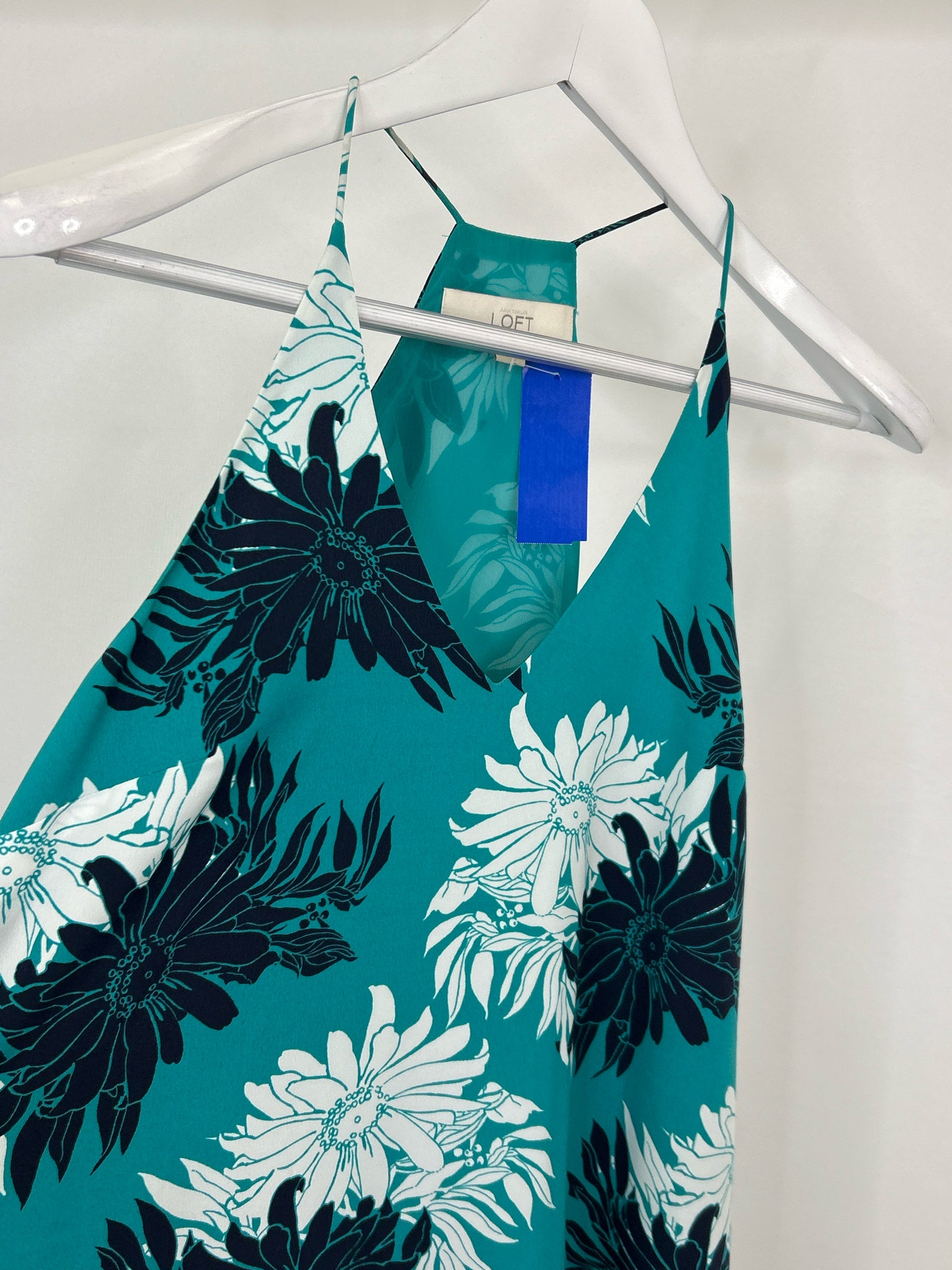 LOFT Size 2 turquoise print Women Dress