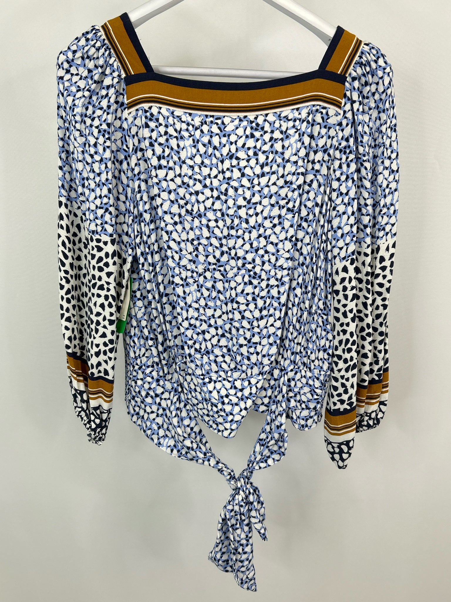 MAEVE NWT Size M blue and white Women Blouse