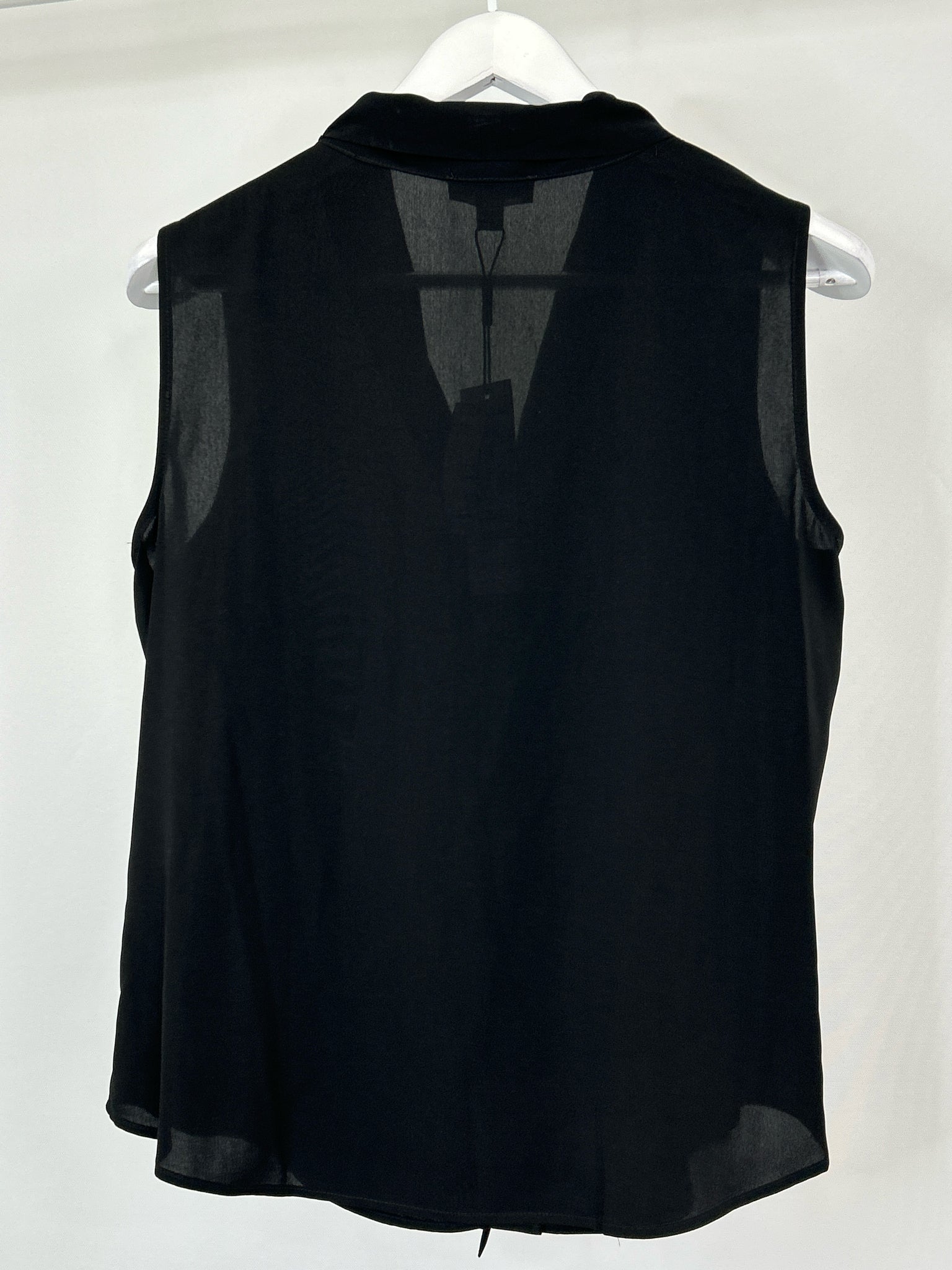 CALVIN KLEIN Size L Black Women Blouse