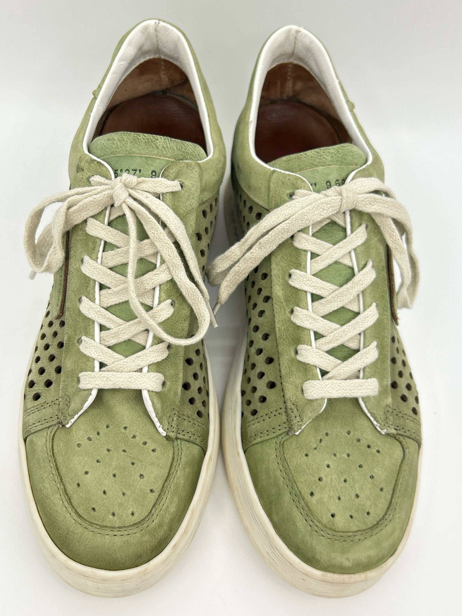 A.S. 98 Size 9/9.5 Green Women Sneakers