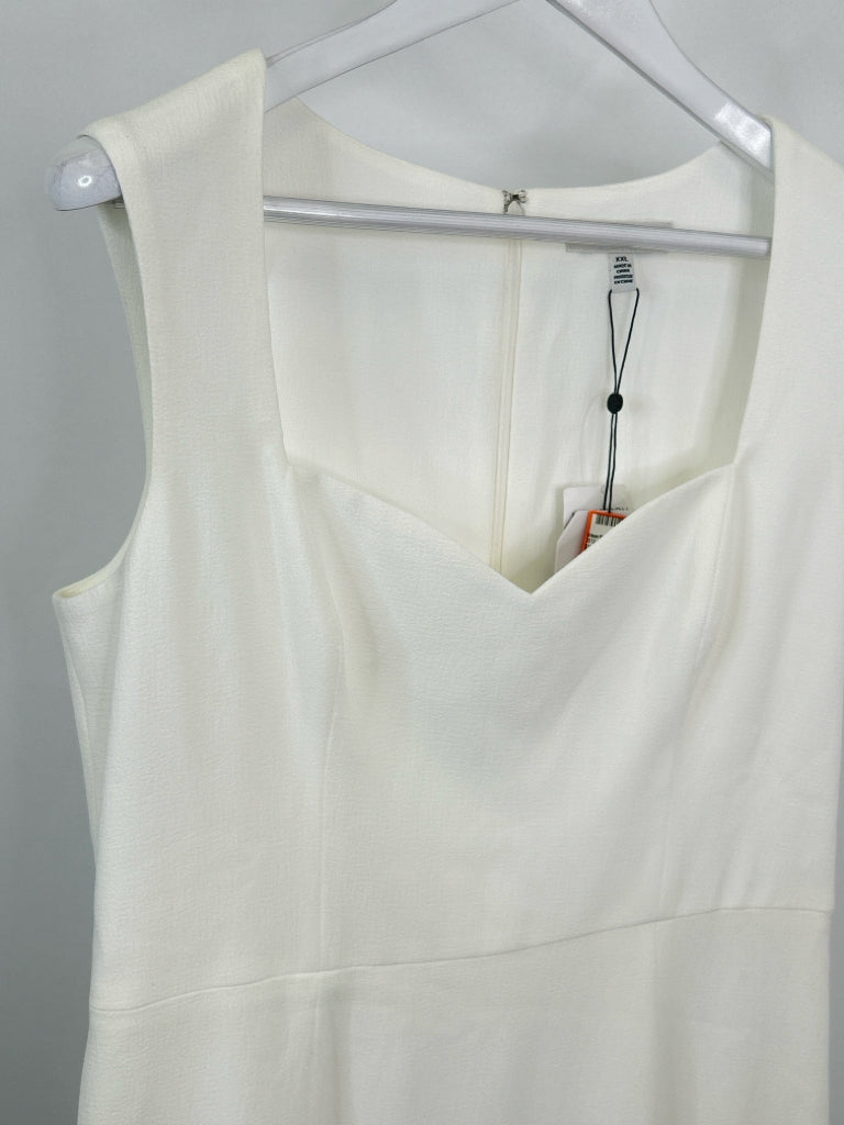 DRESS THE POPULATION Size XXL White Women's Dress NWT