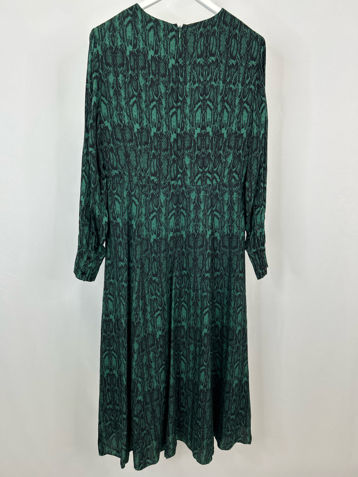 REISS Size 10 GREEN AND BLACK Women Dress