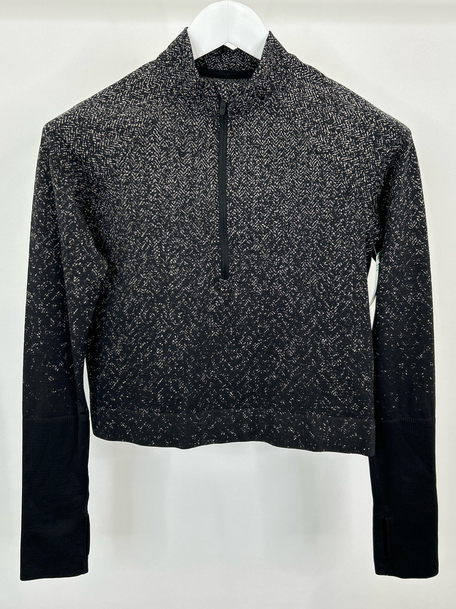 LULULEMON Size S Black Print Women Pullover