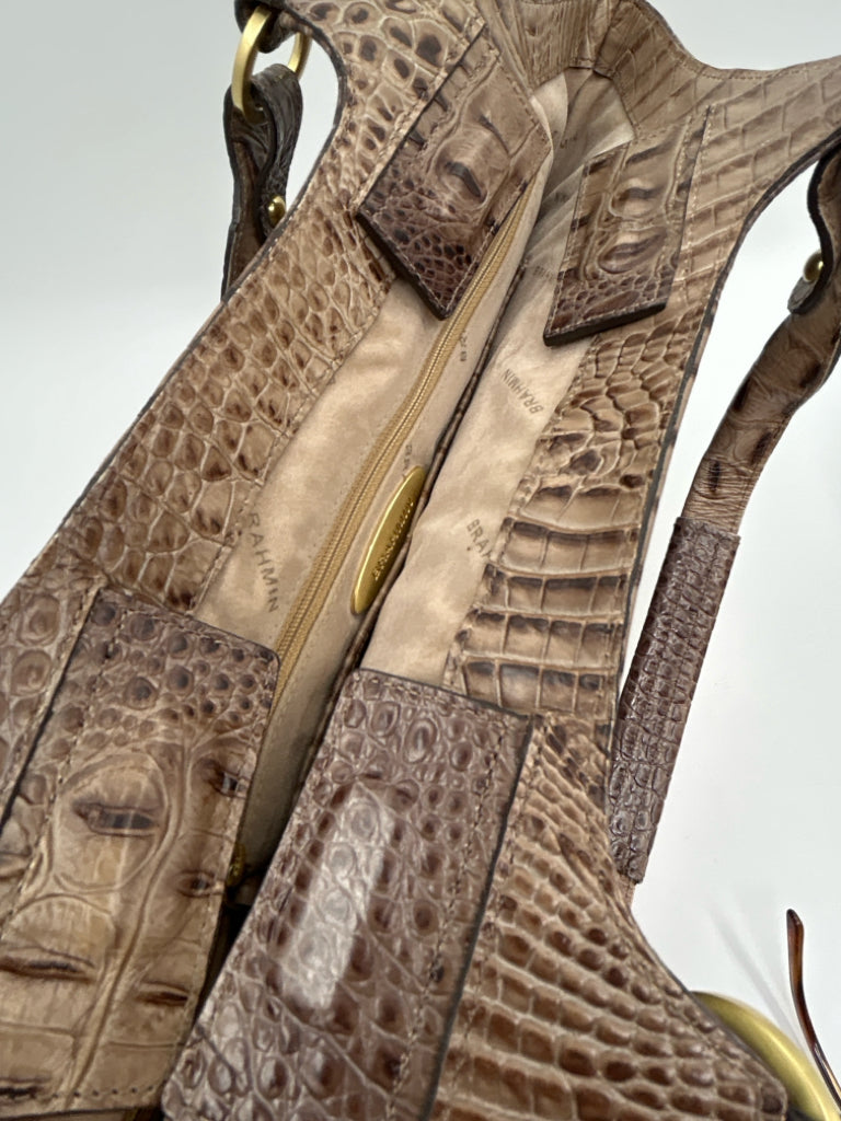 BRAHMIN Taupe Women's Tote