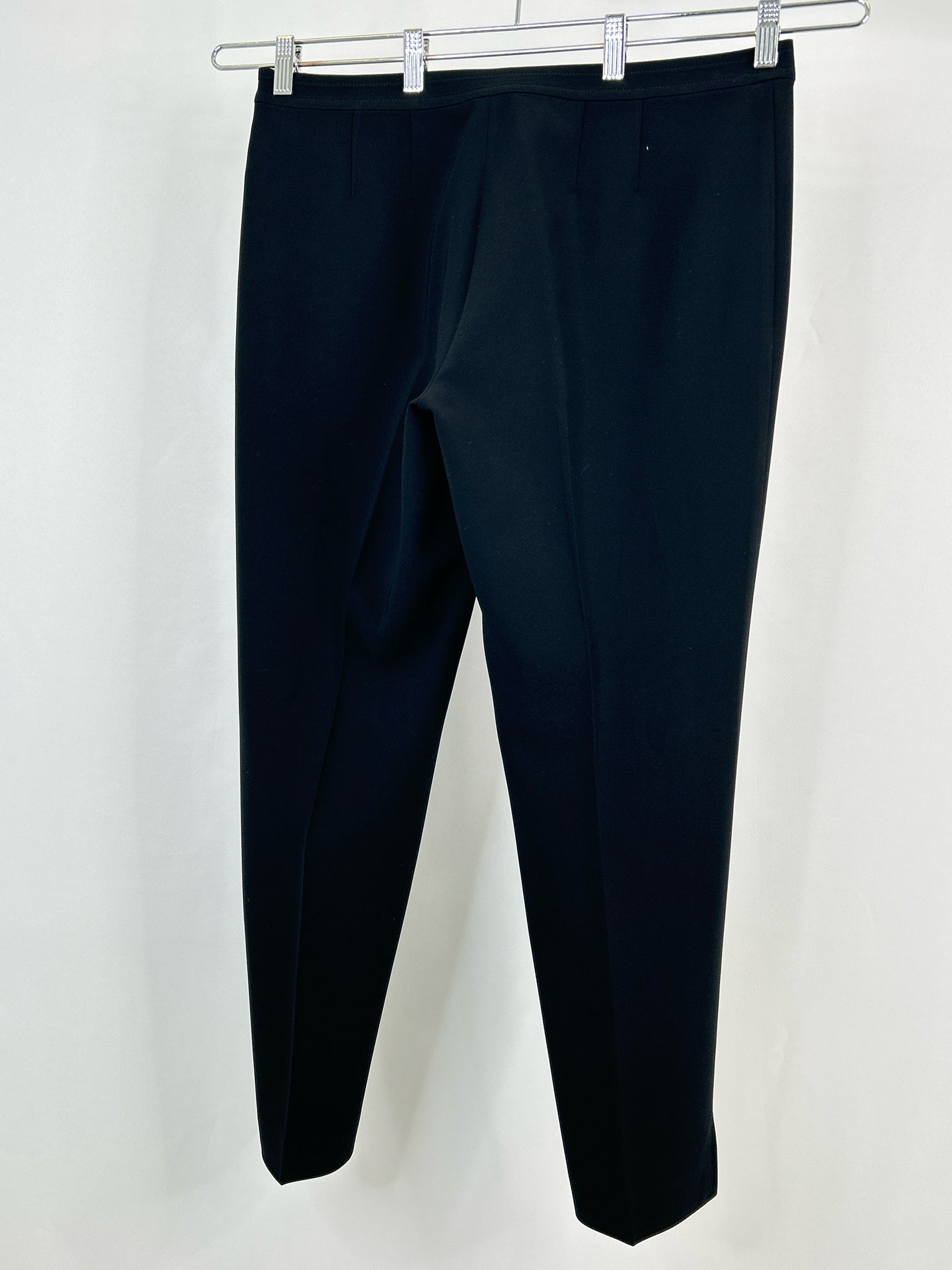 ST JOHN CAVIAR Size 12 Black Women Pants