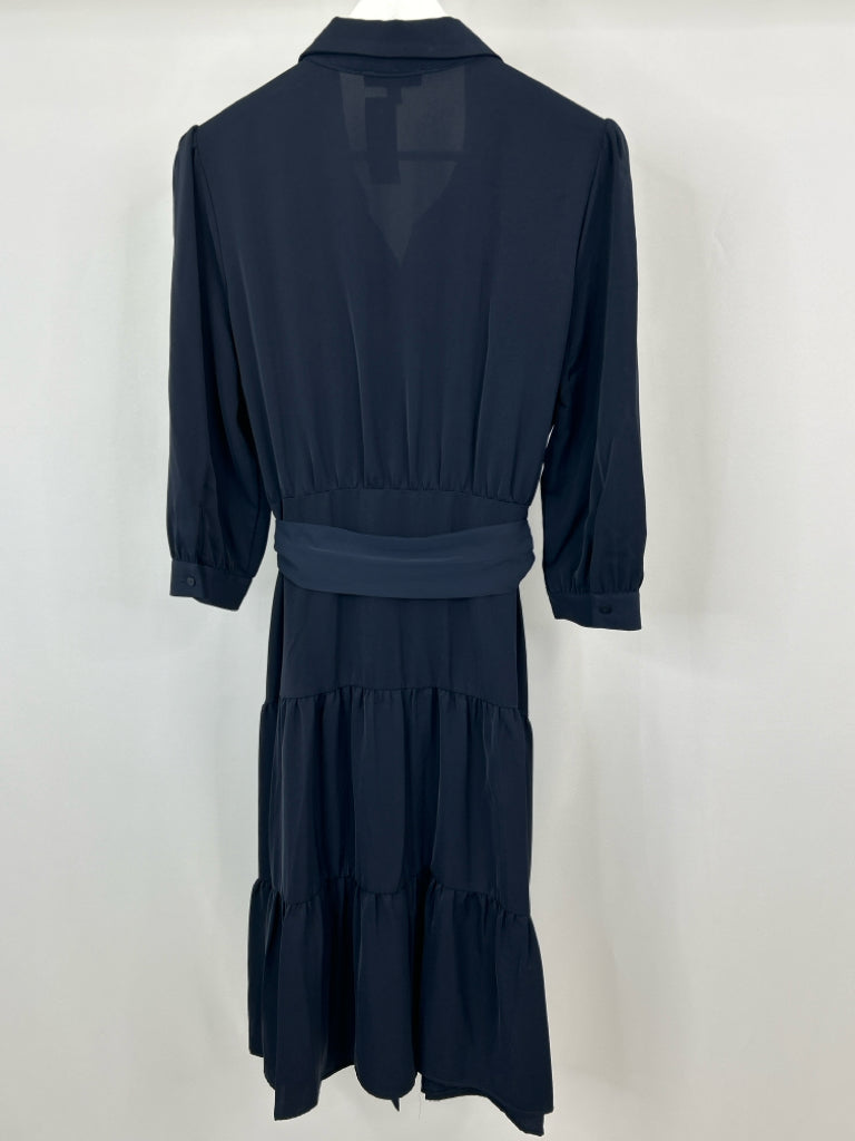 NICOLE MILLER Size 16 Navy Women's Dress