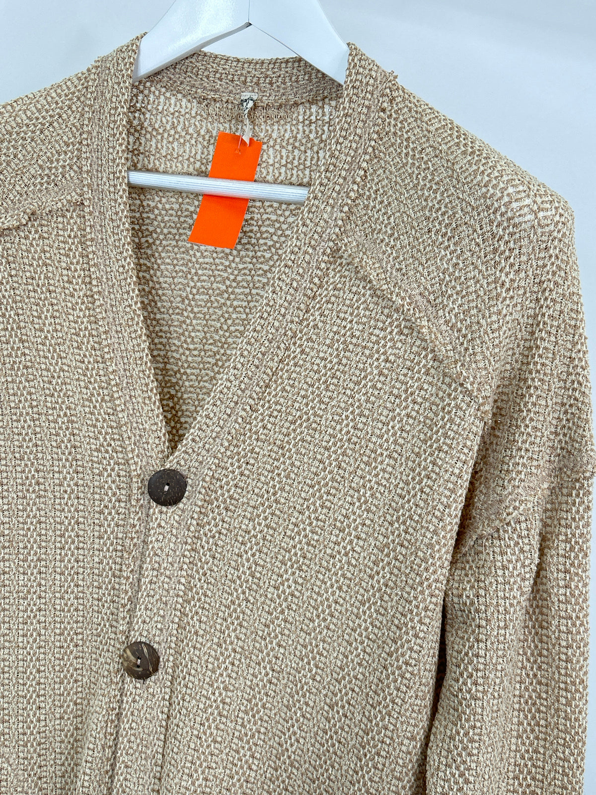 INTIMATELY Size SP Beige and Taupe Women Cardigan