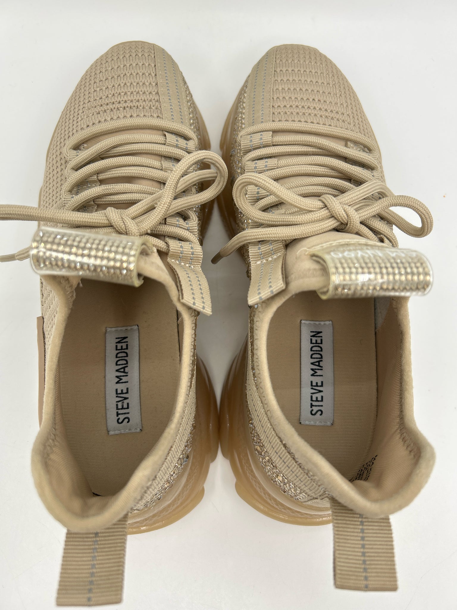 STEVE MADDEN Size 7M Beige Women Sneakers