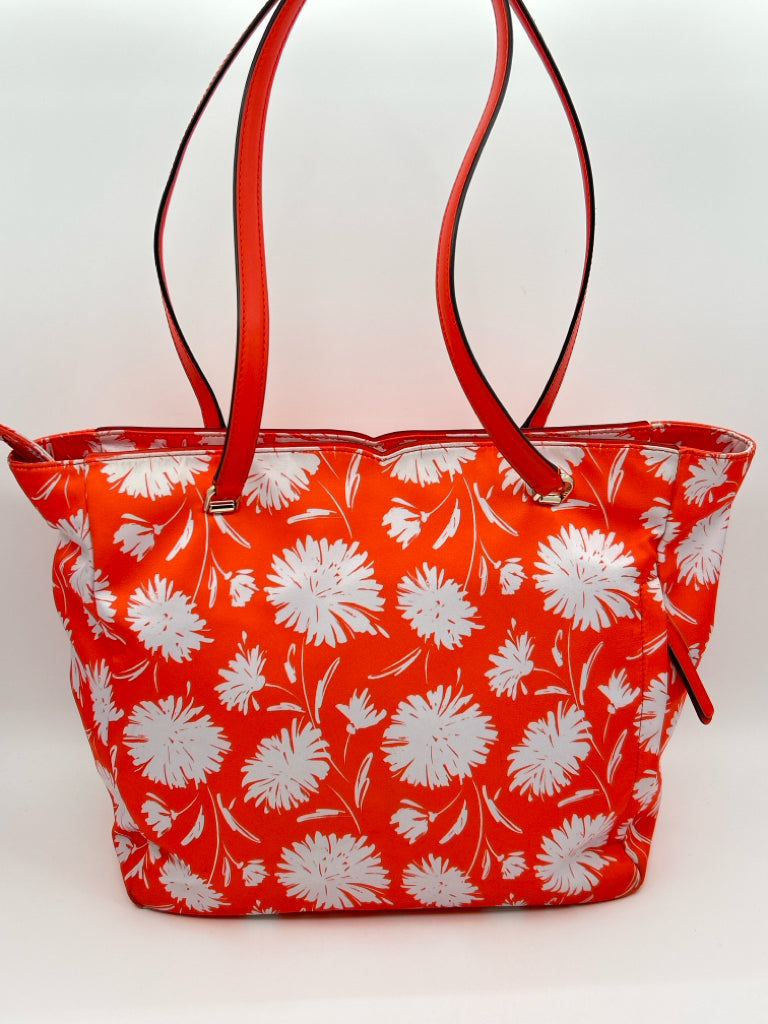 KATE SPADE ORANGE AND WHITE Tote