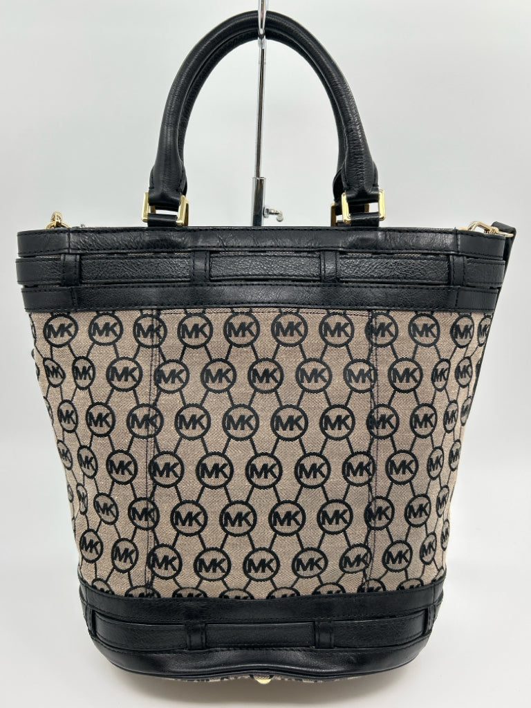 MICHAEL MICHAEL KORS Black Print Tote