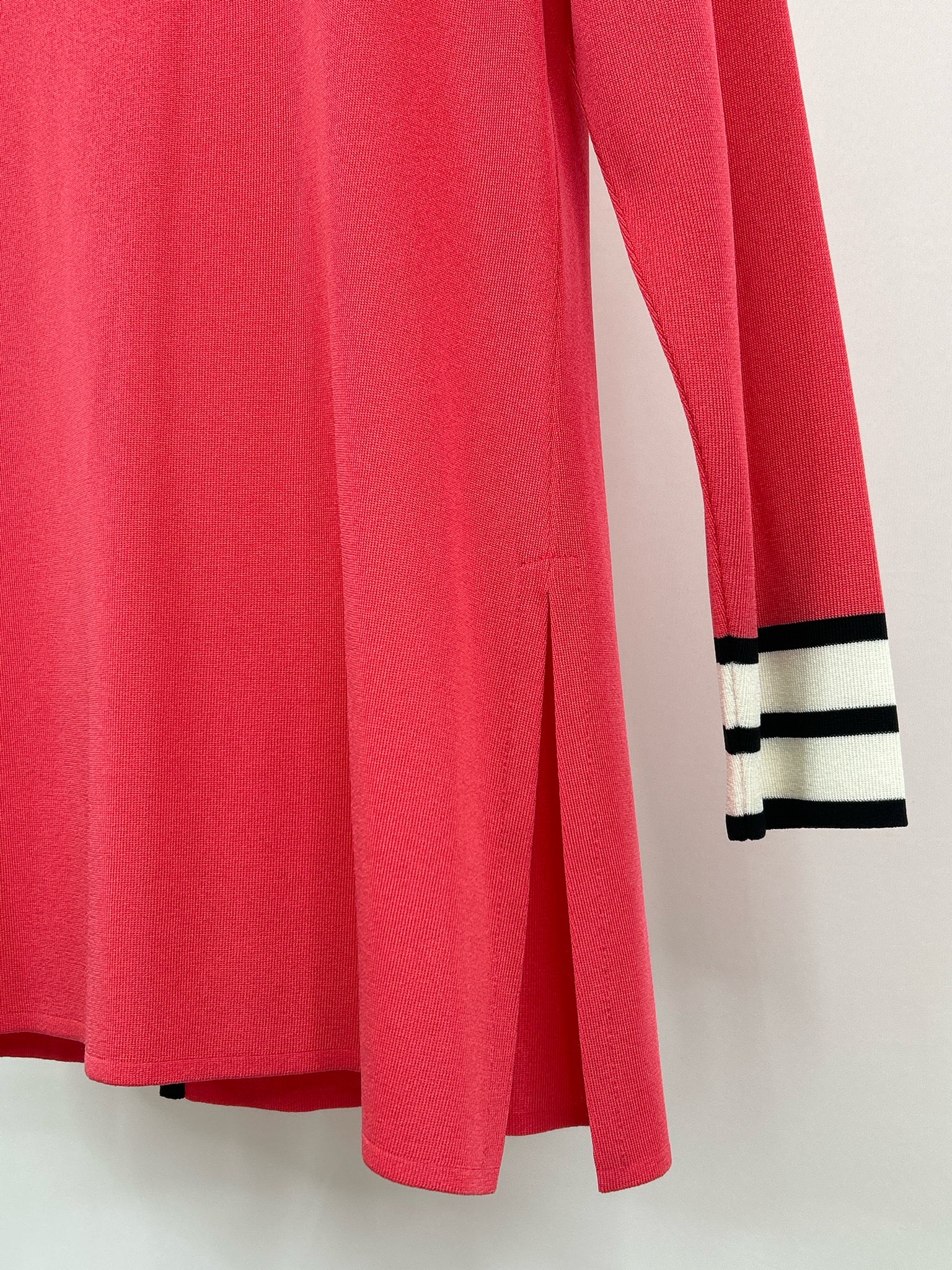 MISOOK Size S Pink and Black Women Cardigan