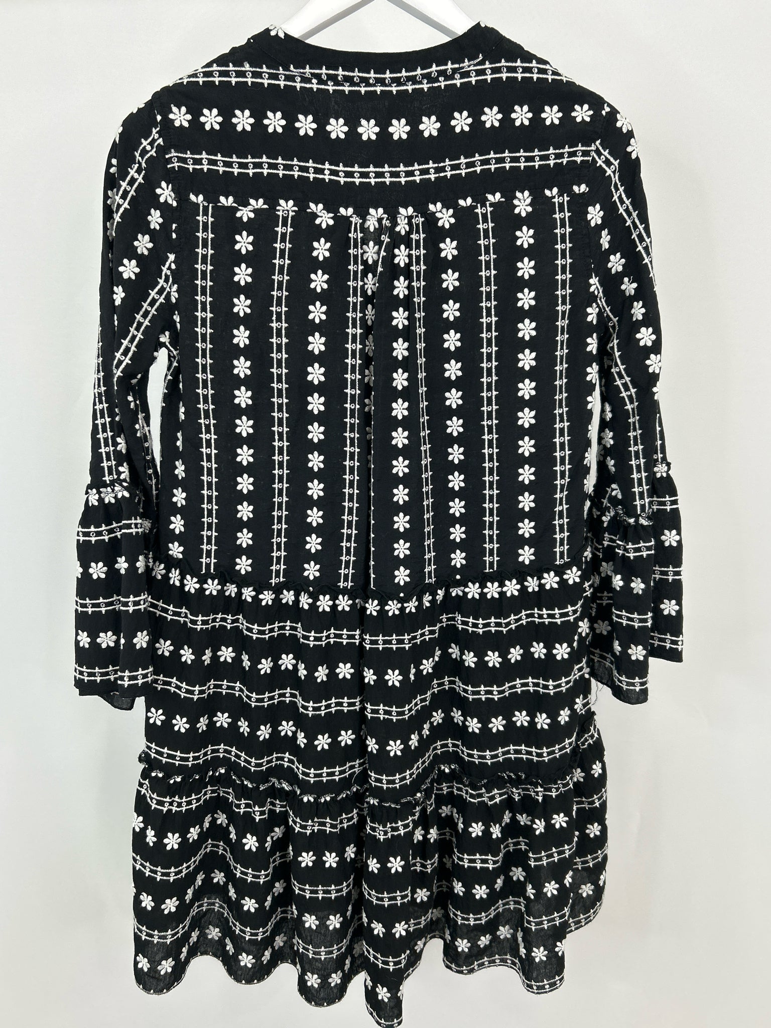 RESET BY JANE Size L Black and White Women Dress