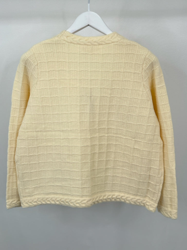 ENTRO Women Size M Cream Cardigan