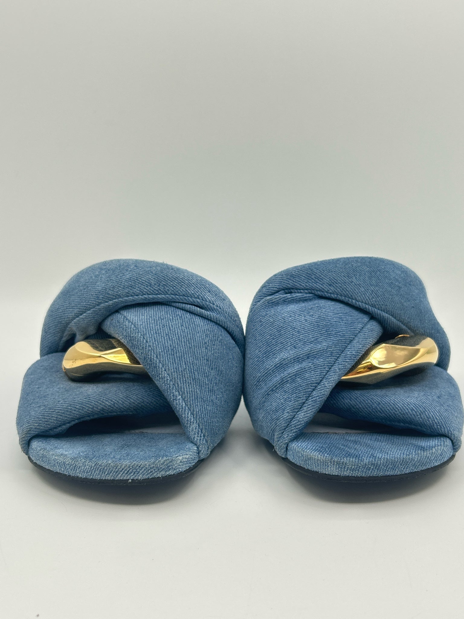 JW ANDERSON Size 38 BLUE DENIM Women Sandal