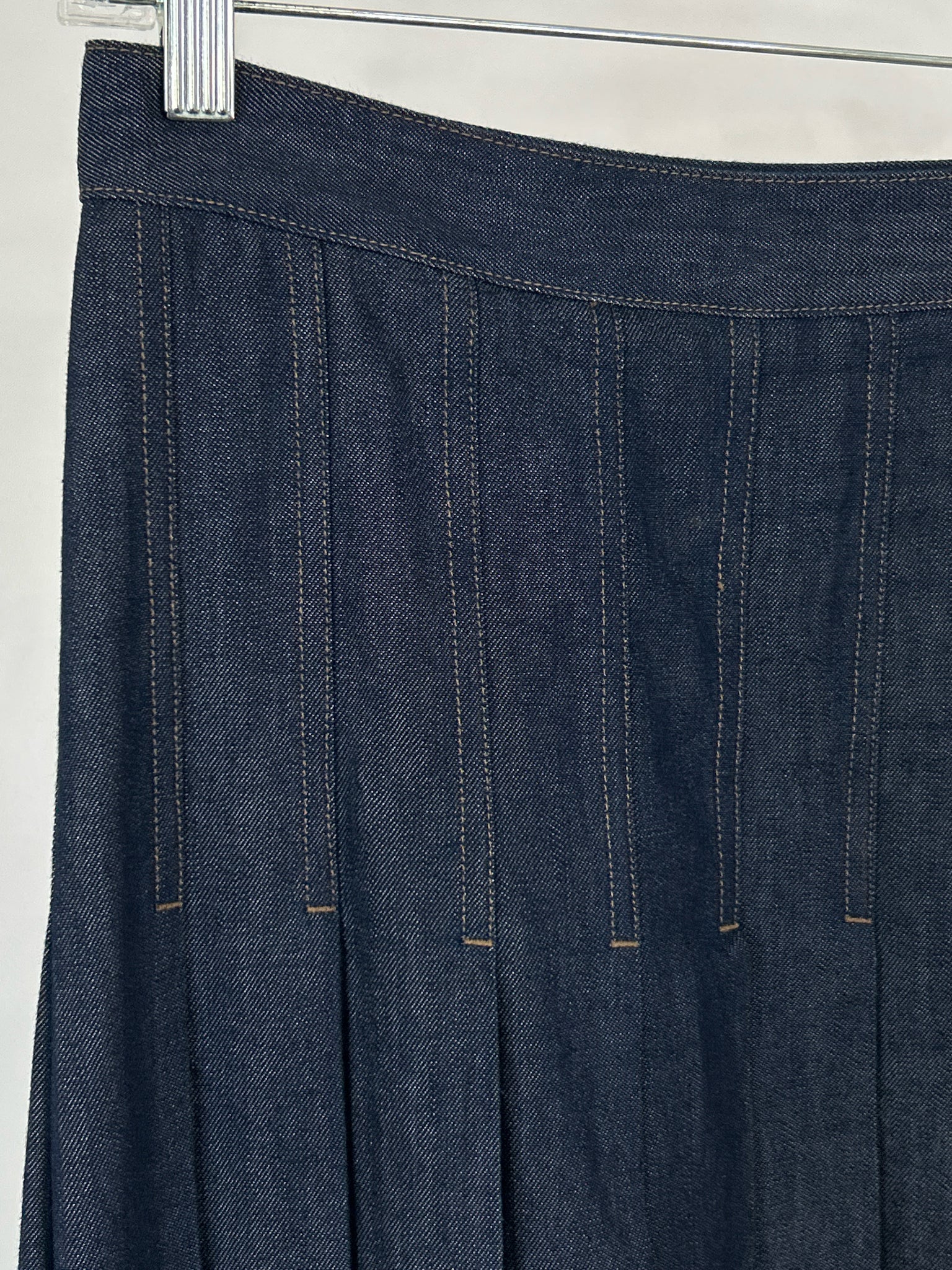 BABATON Size 6 BLUE DENIM Women Skirt