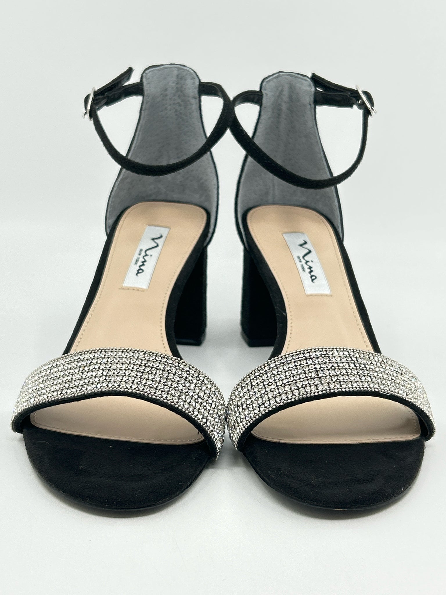 NINA Size 7.5M Black Women Sandal