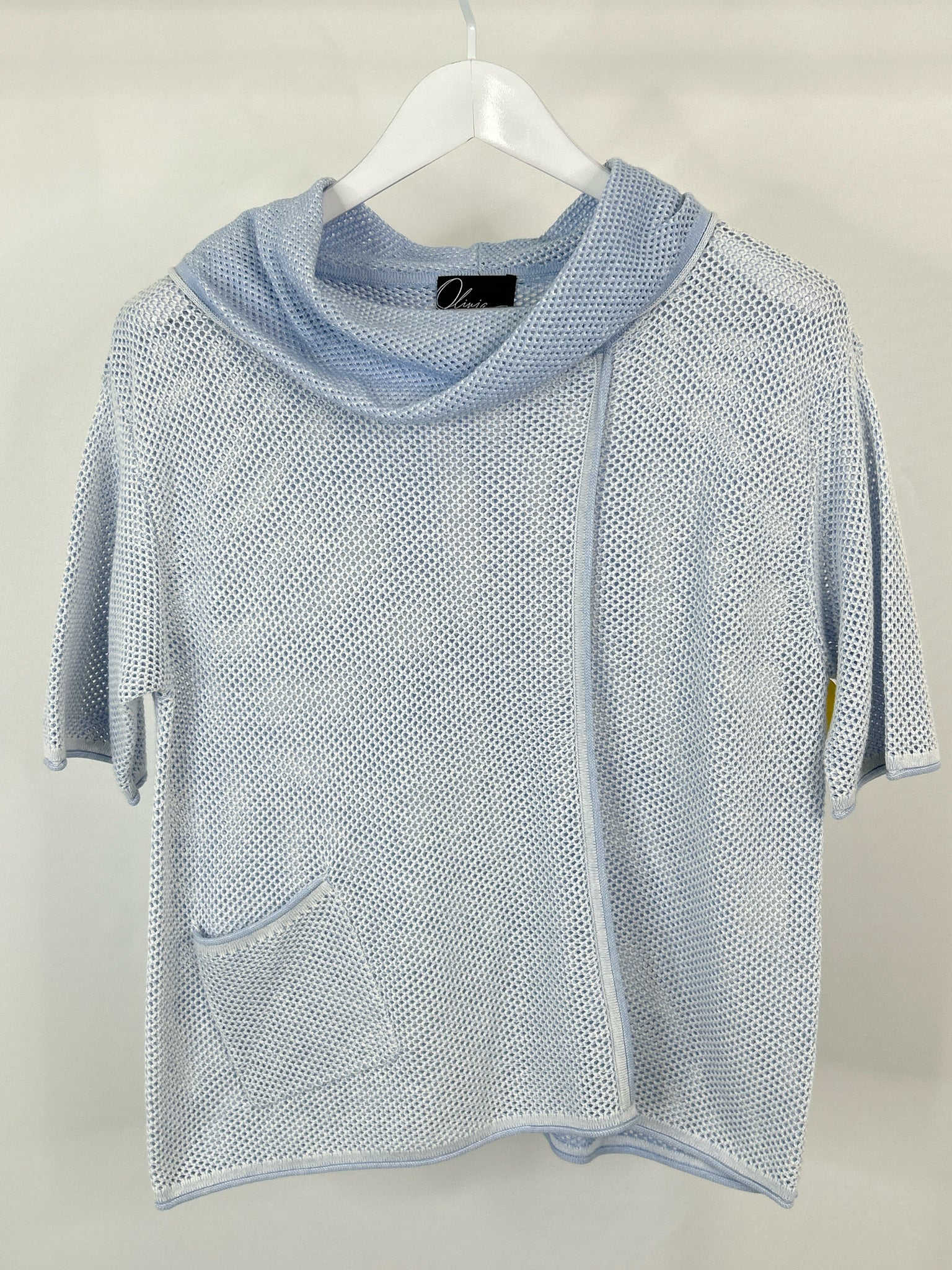 OLIVIA BY HABITAT CLOTHES Size S Blue Women Top