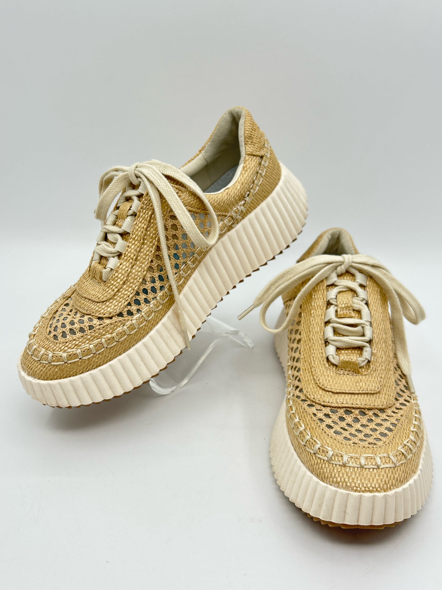 DOLCE VITA Size 8 Raffia Women Sneakers