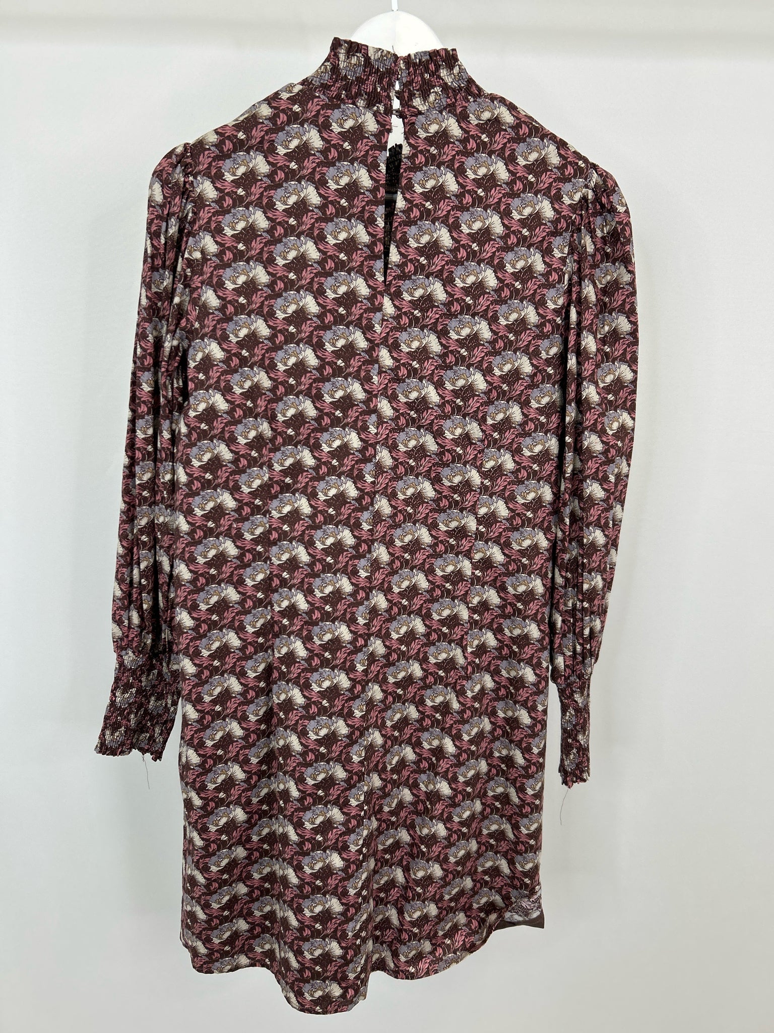 aureum Size M Brown Print Women Dress
